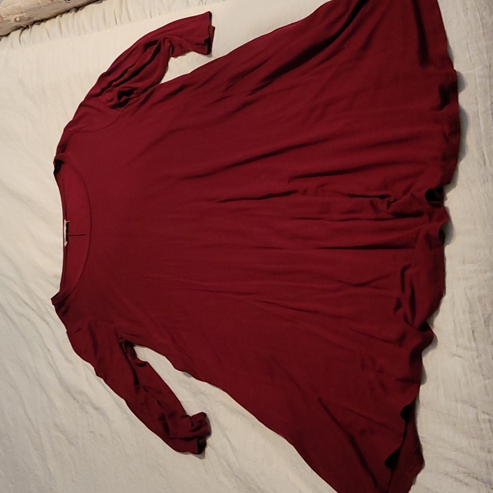 Dark red tunic
